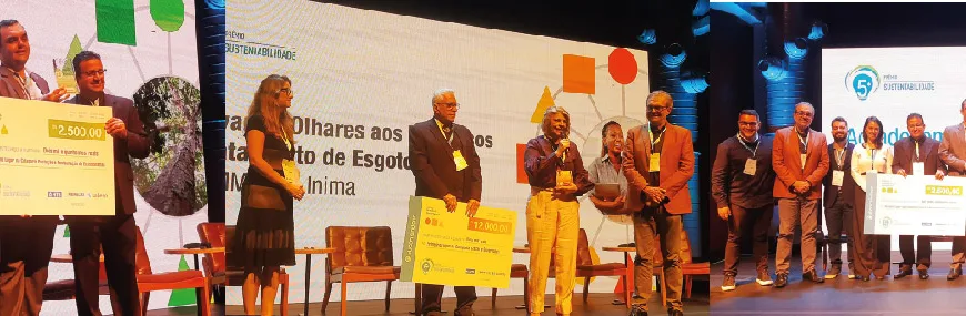 GS Inima Brasil premiada en dos categorías en la 5º Edición del premio ABCON SIDCON Sostenibilidad 2023