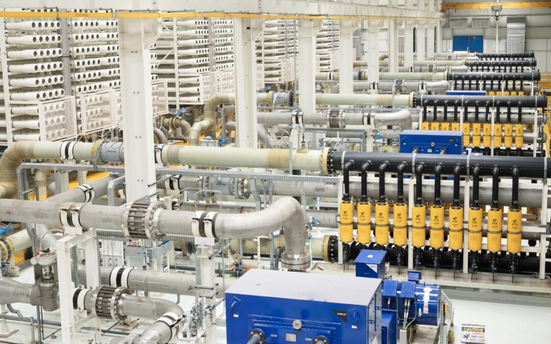 Planta desaladora de ósmosis inversa Barka V, en Omán.